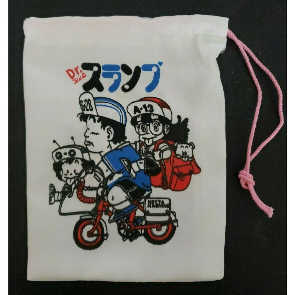 Vintage Dr. Slump Arale Chan Pouch Coin Purse Treasure‎ Bag Vending Prize New